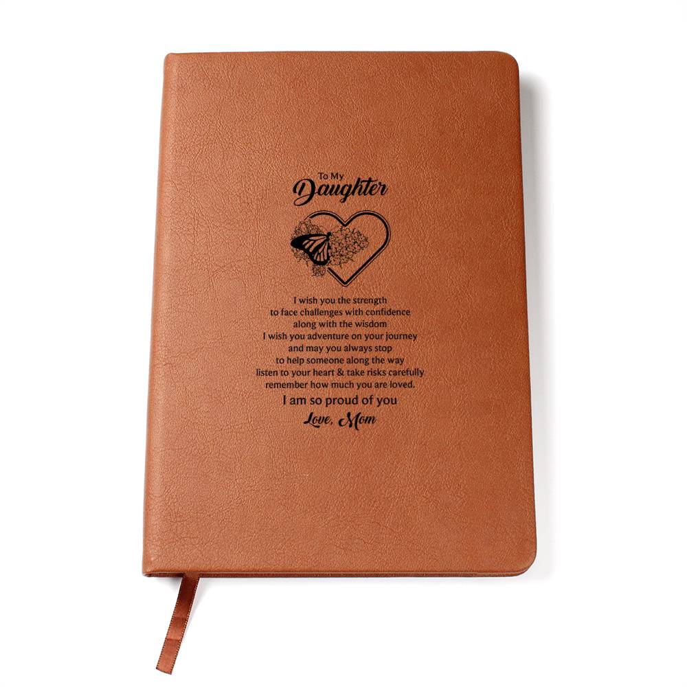 To My Daughter Butterfly Journal 